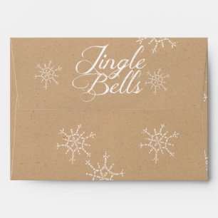 Jingle Bells Holly Holiday Enveloppe de Noël