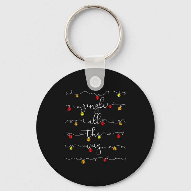 Jingle Bells Jingle All The Way Sleigh Bells Chris Keychain (Front)