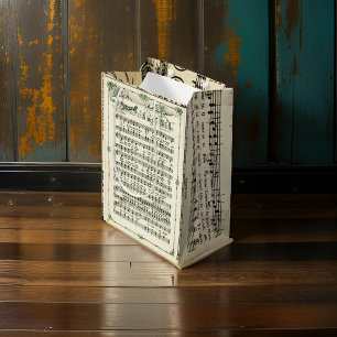 Jingle Bells Music Sheet Gift Bag