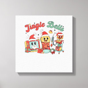 Jingle Bells Nurse, Christmas Nurse, Funny Christm Canvas Print