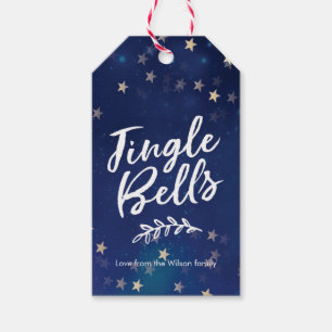 Jingle Bells Personalized Christmas gift tags