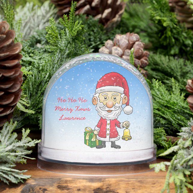 Jingle Bells with Santa Claus Snowglobe (Winter)