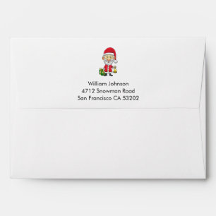 Jingle Bells with Santa Envelope