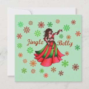 Jingle Belly Dancer Invitation