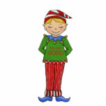 Jingle Elves, "Goody" 5X7 3D Sculpture Standing Photo Sculpture<br><div class="desc">Goody,  (Really,  really GOOD. An excellent role model for all elves. Although the other elves get very annoyed by him!) From my Jingle Elves Collection.</div>