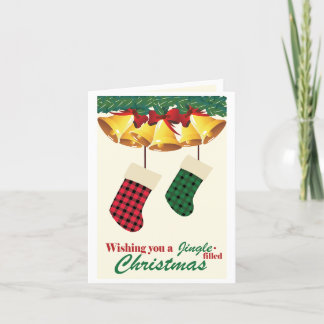 Jingle - filled Christmas wishes Holiday Card