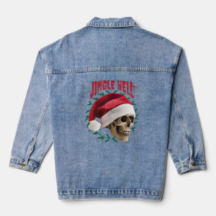Jingle Hell Anti-Christmas Denim Jacket