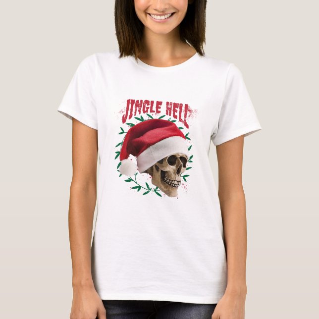 Jingle Hell Anti-Christmas T-Shirt (Front)