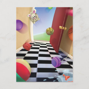 Jingle Jingle Little Gnome Bouncy Ball Postcard