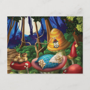 Jingle Jingle Little Gnome Gnome Nap Postcard