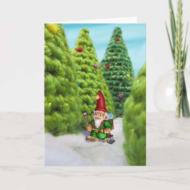 Jingle Jingle Little Gnome Holiday Trek Card (Front)