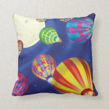 Jingle Jingle Little Gnome Hot Air Balloon Pillow
