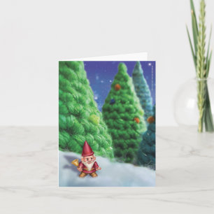 Jingle Jingle Little Gnome Nighttime Forest Card