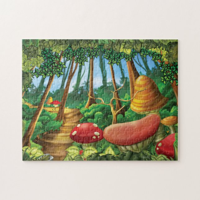 Jingle Jingle Little Gnome Whimsical Forest Puzzle (Horizontal)