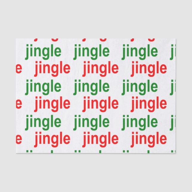Jingle Jingle Tissue Paper (Front)