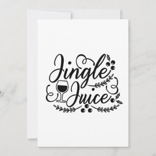 Jingle Juice Funny Christmas Beer Drinking Save The Date