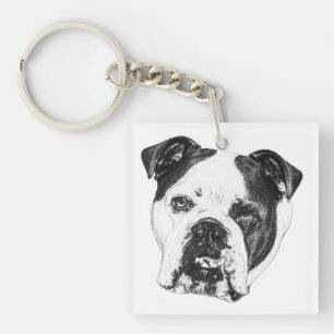 Jingle Keys Bulldog Keychain