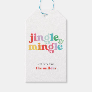 Jingle & Mingle Festive Colourful Christmas Gift Tags