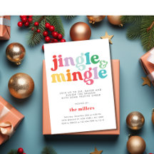 Jingle & Mingle Festive Colourful Christmas Party