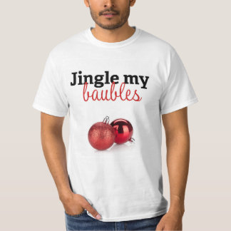 Jingle mon t-shirt baubles