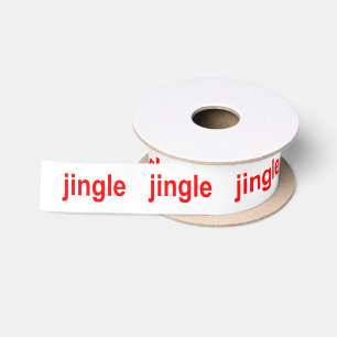 Jingle Red Satin Ribbon