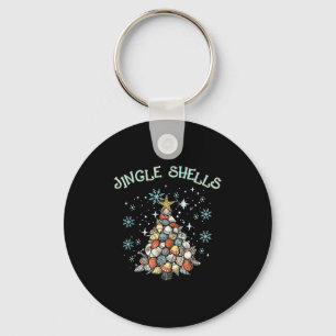 Jingle Shells Christmas Tree Snowflakes Celebratio Keychain