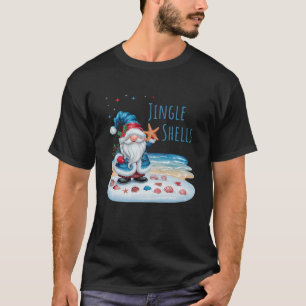 Jingle Shells Funny Christmas Gnome Swea T-Shirt