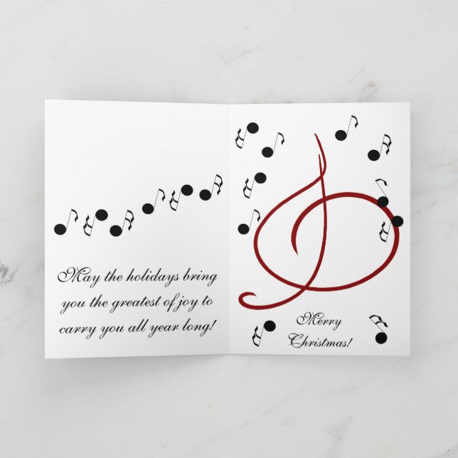 Jingle the Bells of Christmas Happy Musical Notes  (Inside)