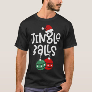 Jingle Tinsel Funny Matching Couple Chestnuts  T-Shirt