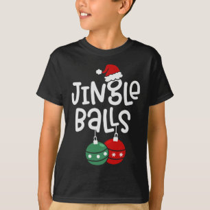 Jingle Tinsel Funny Matching Couple Chestnuts  T-Shirt