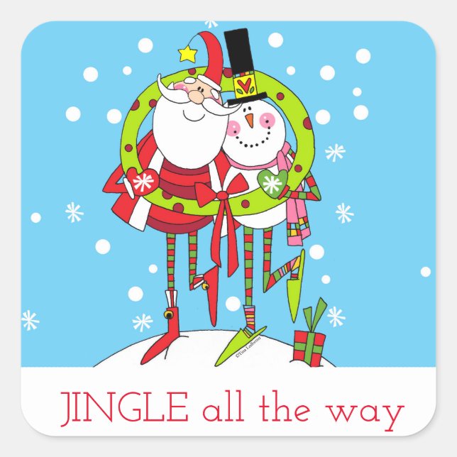 Jingle tous les autocollants (Devant)