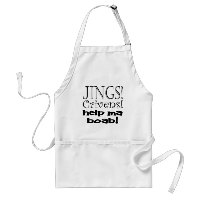 Jings Crivens Help Ma Boab! Standard Apron (Front)