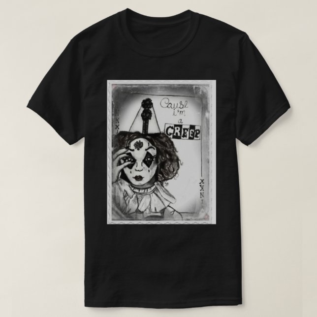 Jinkx Monsoon- _quot_Creep_quot_ Joker Card   T-Shirt (Design Front)