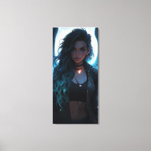 Jinx as an Angel Canvas Print