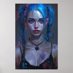 Jinx from Arcane Poster
