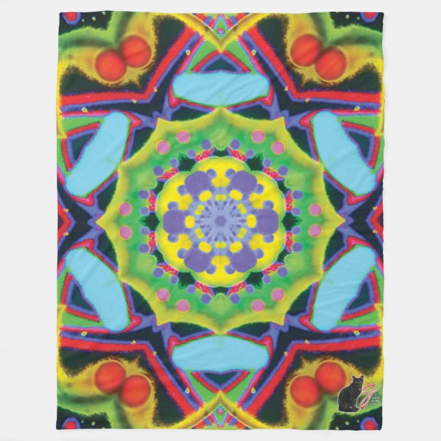 Jinx Kaleidoscope Fleece Blanket (Front)
