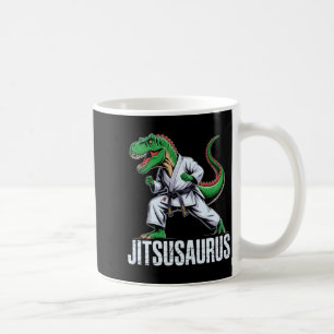 Jitsusaurus Funny Jiu Jitsu T-Rex BJJ MMA Trex Coffee Mug