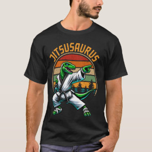 Jitsusaurus Jiu Jitsu BJJ T-Rex Dinosaur Martial A T-Shirt