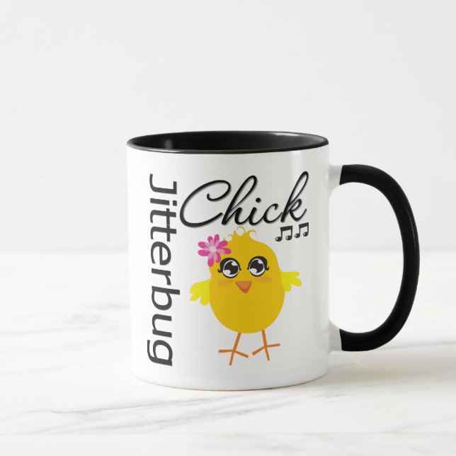 Jitterbug Chick Mug (Right)