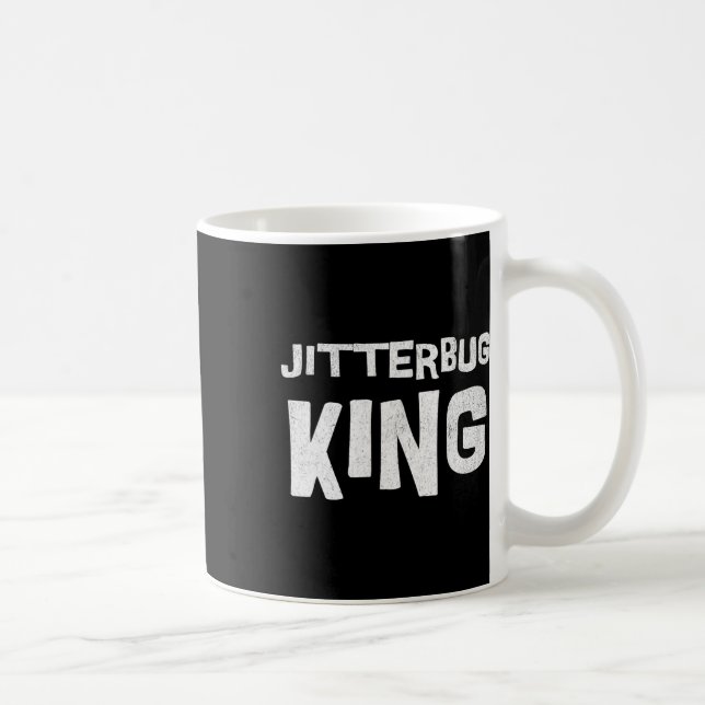 Jitterbug Dance King Swing Dancing Lindy Hop Dance Coffee Mug (Right)