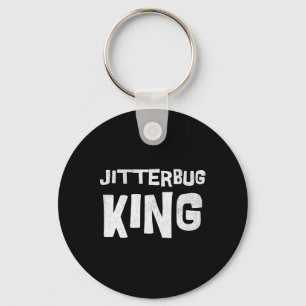 Jitterbug Dance King Swing Dancing Lindy Hop Dance Keychain