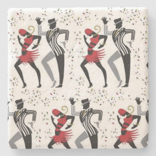 "Jitterbug" Stone Coaster