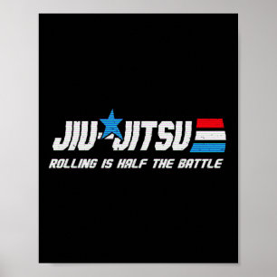 Jiu-jisu Bjj Mma Karate Martial Arts  Poster