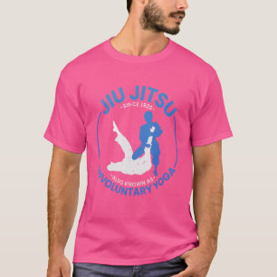 Jiu Jitsu 柔術 Sport 1882 Involuntary Yoga Men Women T-Shirt
