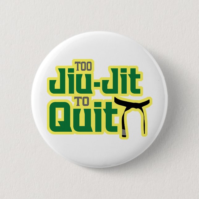 Jiu-Jitsu 2 Inch Round Button (Front)