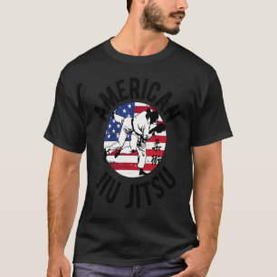 Jiu Jitsu American Flag AJJ American Jiu Jitsu Men T-Shirt