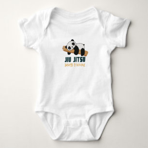 Jiu JItsu Bearly Training Panda  Baby Bodysuit