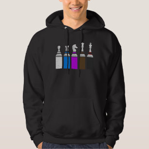Jiu Jitsu BJJ Chess Belts Jiu Jitsu with Base Hoodie