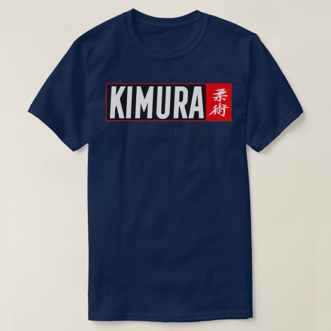 Jiu Jitsu Black Belt Kimura Dark Gift Martial Arts T-Shirt (Design Front)