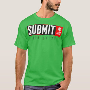 Jiu Jitsu Black Belt Submit Dark Gift Martial Arts T-Shirt